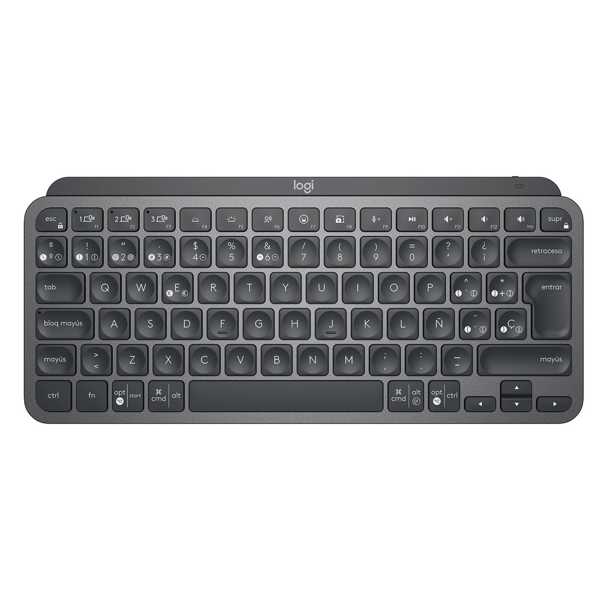 LOGITECH - TECLADO MX KEYS MINI GRAFITO