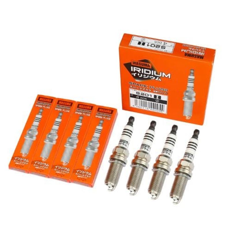 GENERICO - Pack de 4 Bujias Iridium S201I  Masuma Japon