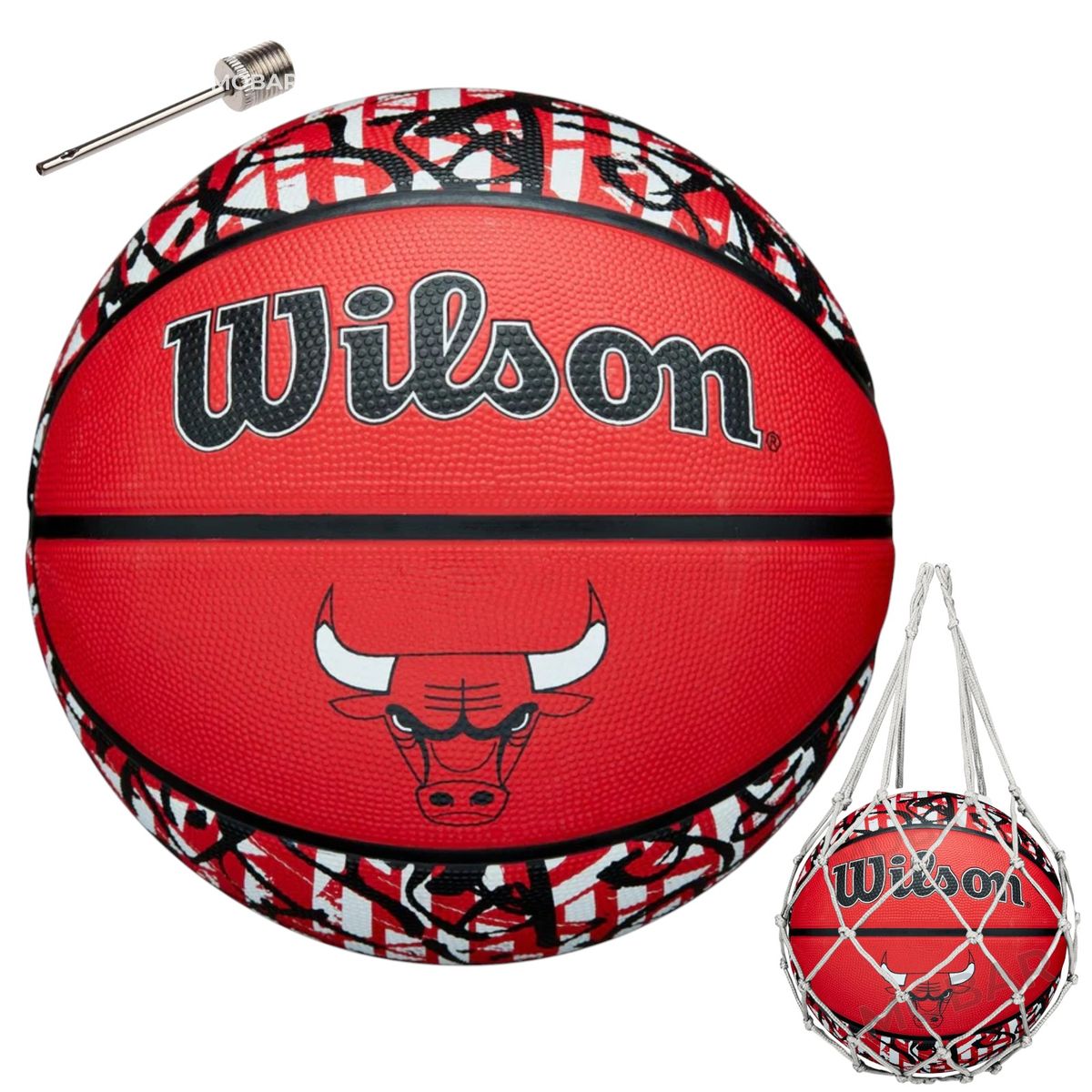 WILSON - Balon Basquetbol Basketball N7 Wilson Graffiti Chicago Bulls