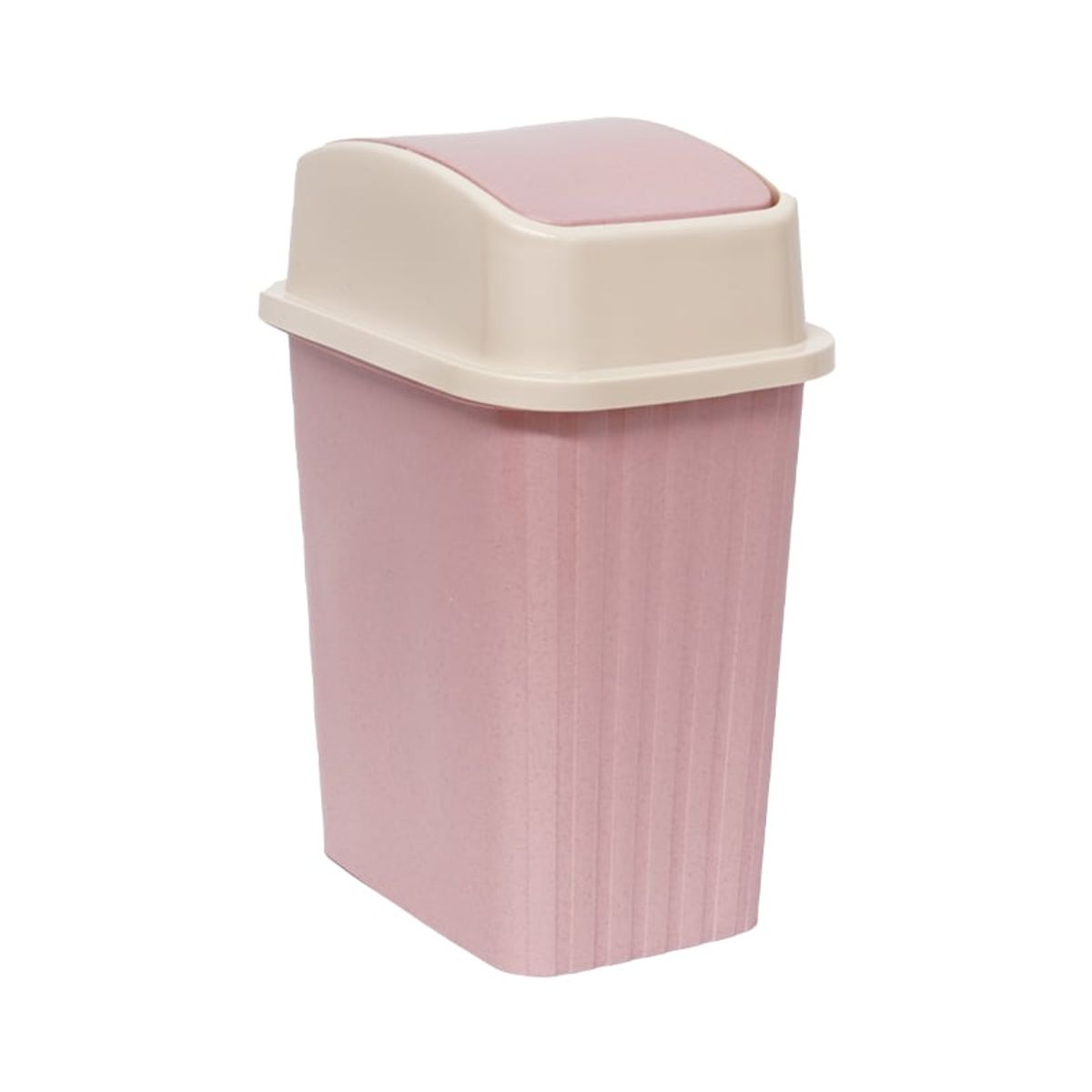 WAKESHOME - Basurero Plástico Cocina 12 Litros Tapa Vaivén Wakeshome