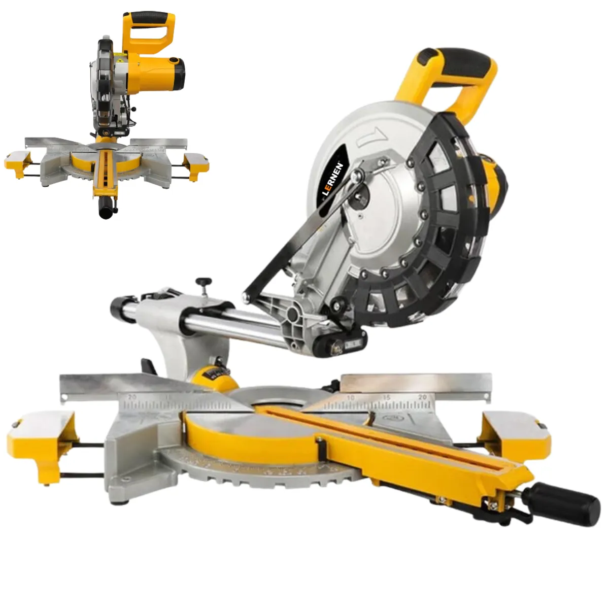 LERNEN - Sierra Ingleteadora Telescópica Lernen 2000 Watts