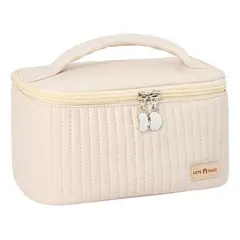 GENERICO - Bolso Rosado Organizador de Maquillaje para Viajes Elegante