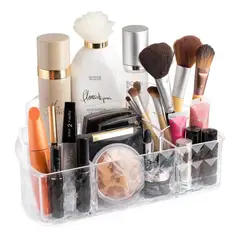 GENERICO - Organizador Cosmético Transparente de 2 Niveles Elegante