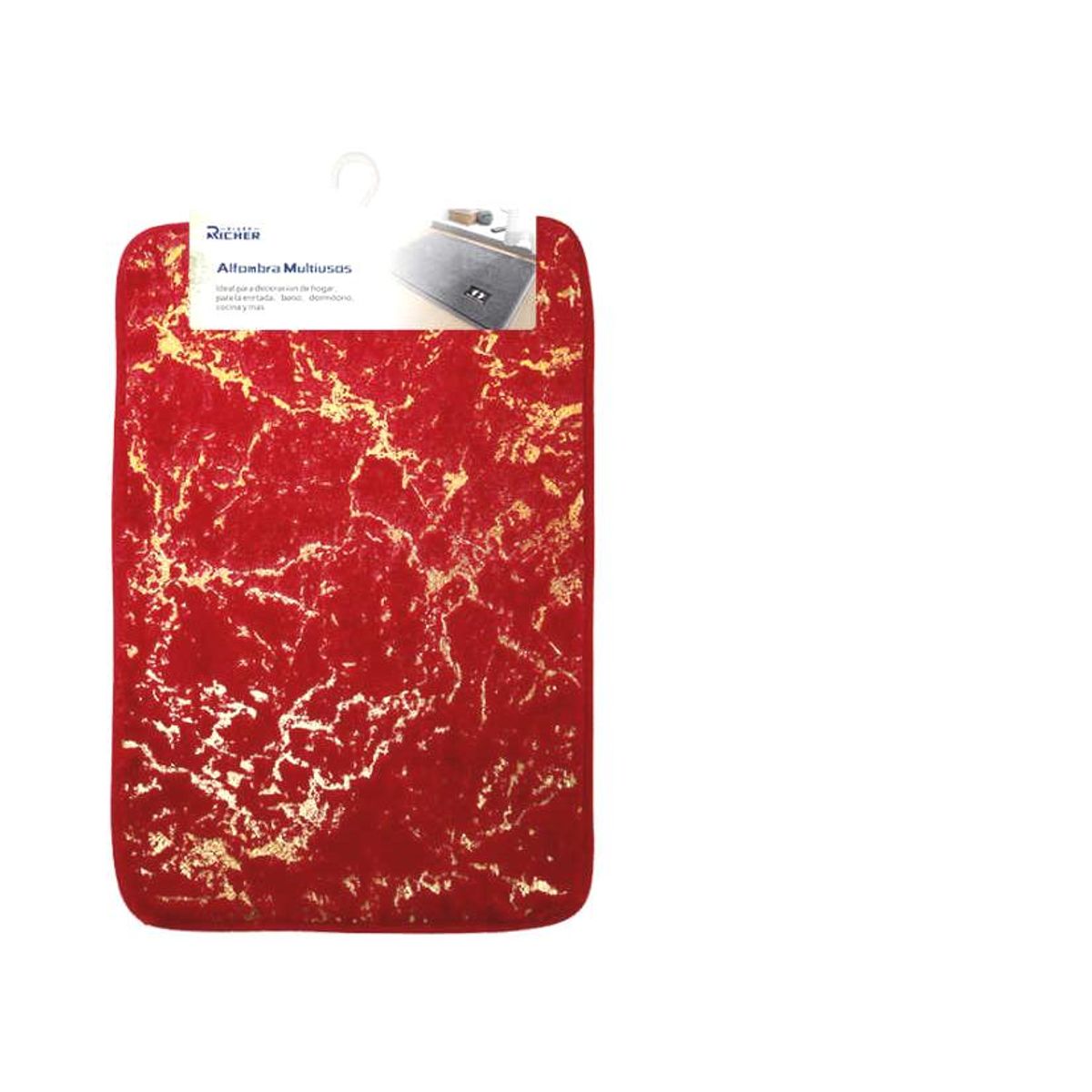 GENERICO - Alfombra Tapete Limpiapies De Pelusa Multiuso Hogar