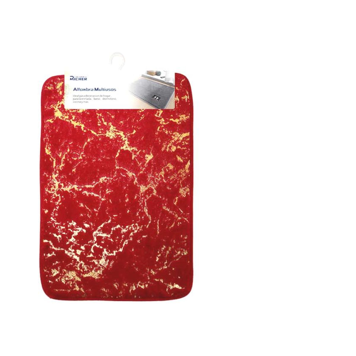 GENERICO - Alfombra Tapete Limpiapies De Pelusa Multiuso Hogar