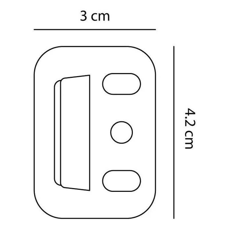 GENERICO - Clips de Montaje Metal para Paneles de Pared 100 Piezas
