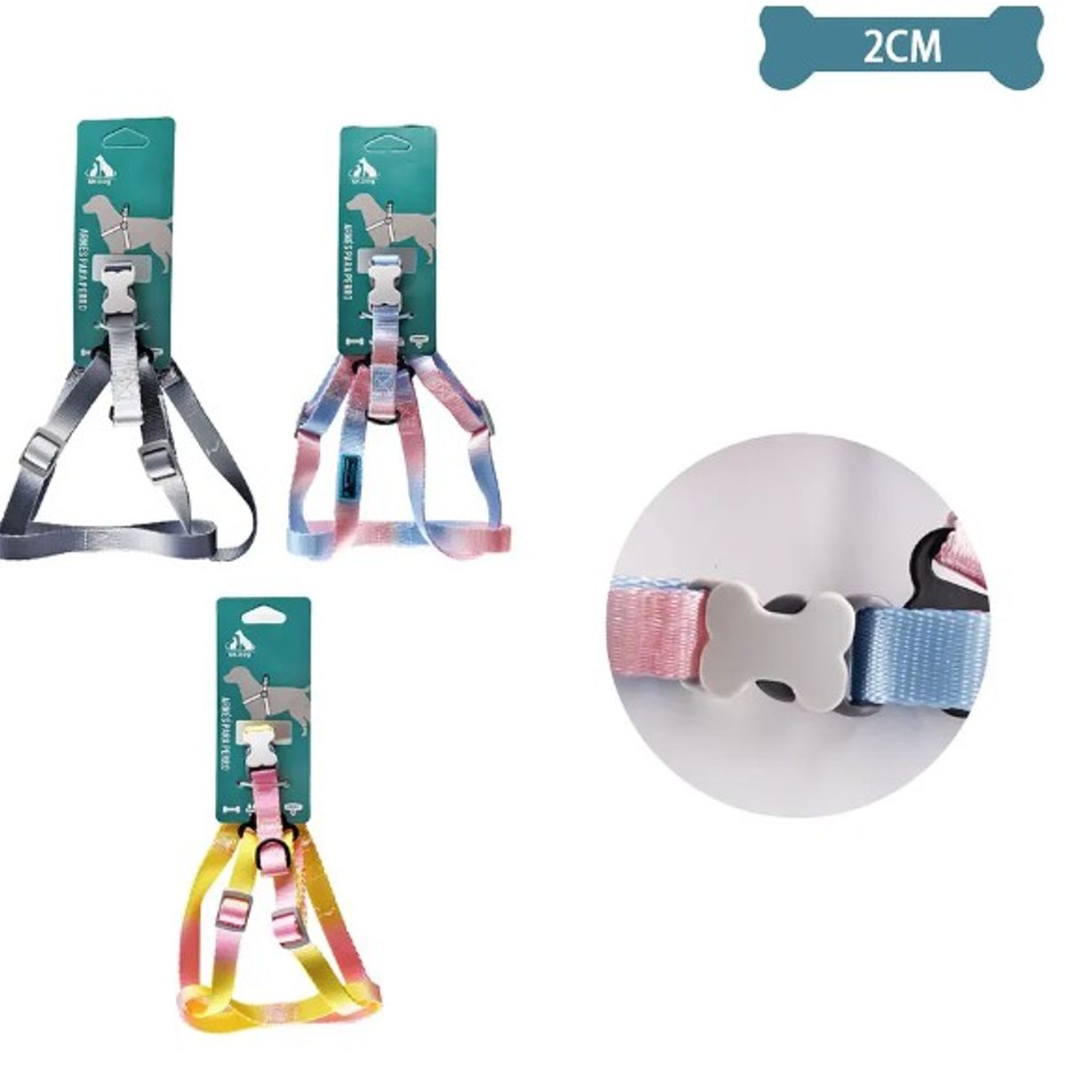 GENERICO - Arnés Step In Para Mascotas 25Cm7090Cm Color Aleatorio