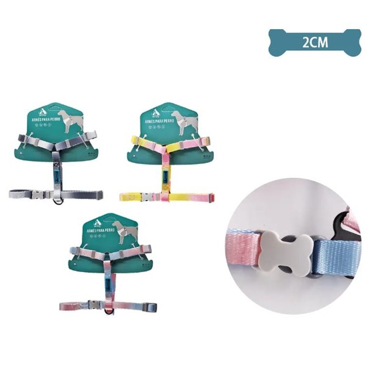 GENERICO - Arnés H Harness Para Mascotas 20Cm5070Cm Color Aleatorio