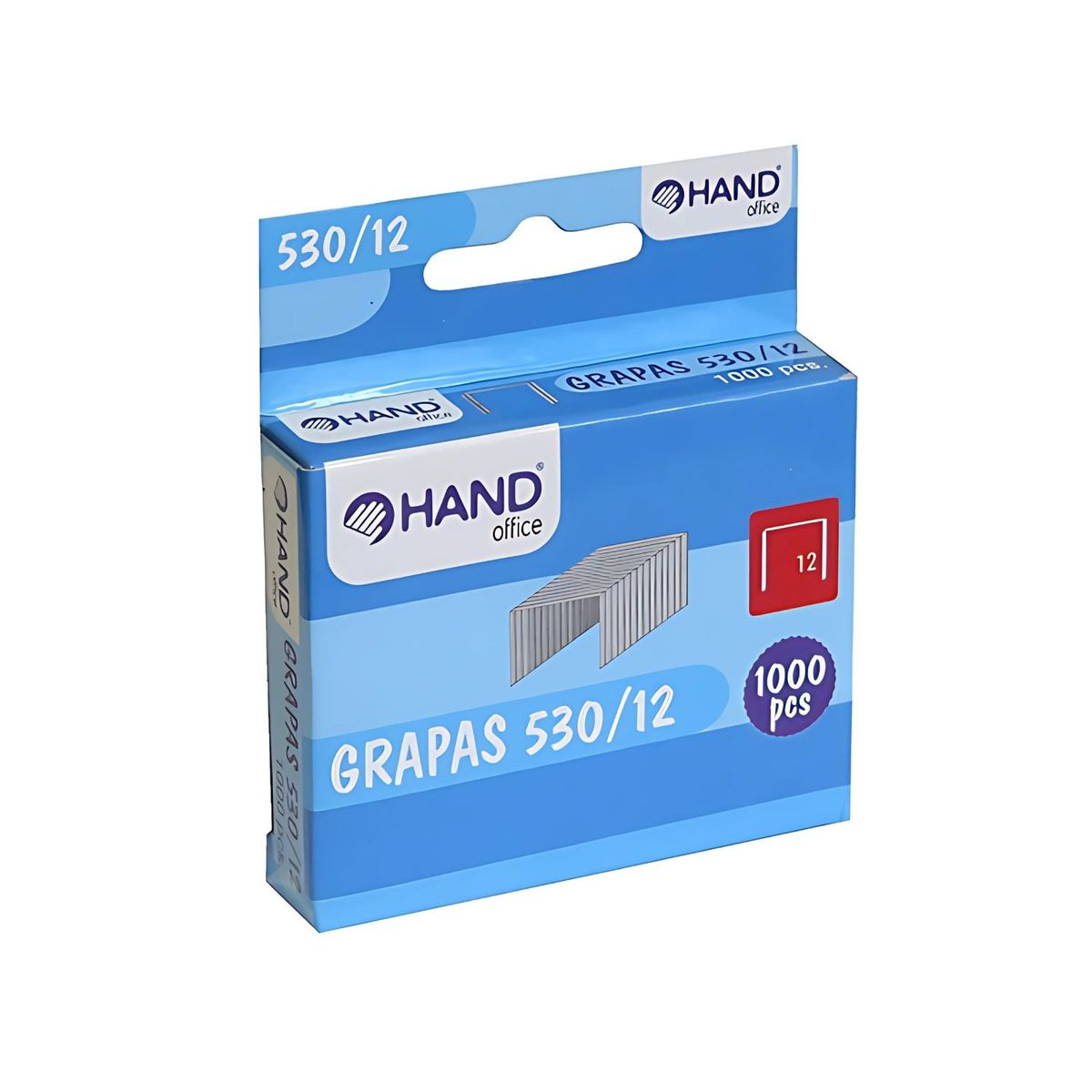 HAND - Caja 1000 Grapas De Acero 12mm - SC