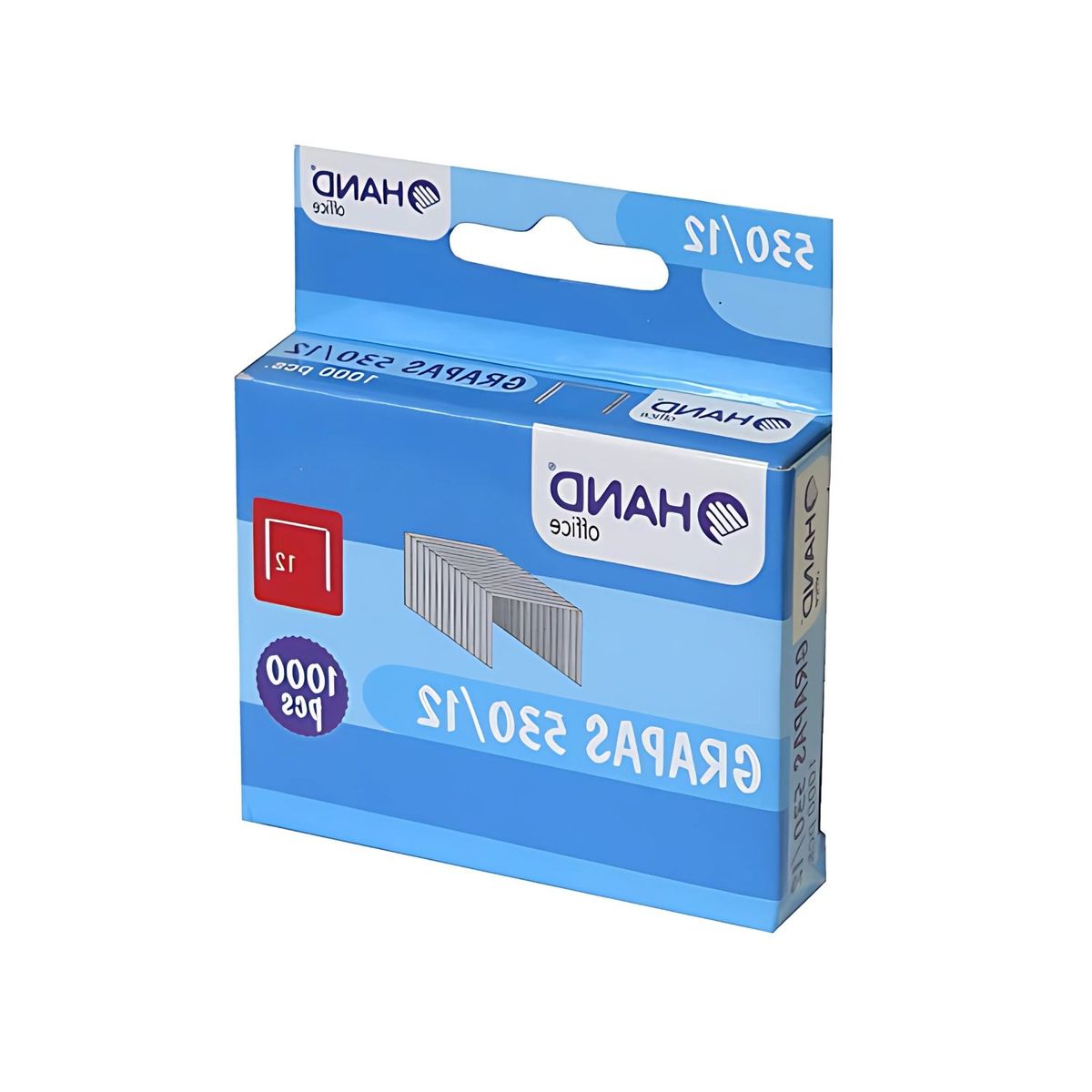 HAND - Caja 1000 Grapas De Acero 12mm - SC