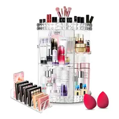 GENERICO - Organizador giratorio de maquillaje y perfumes 360°
