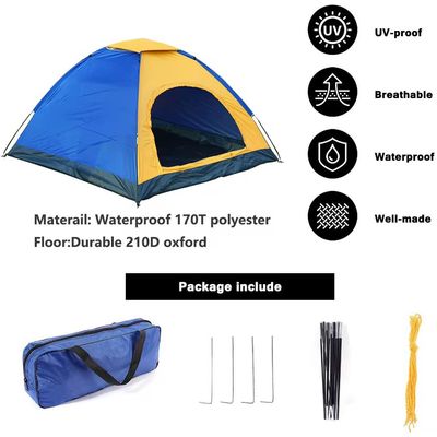 Imagen 2 del producto Carpa De Camping Para Viaje Proteccion Uv 200x200x135