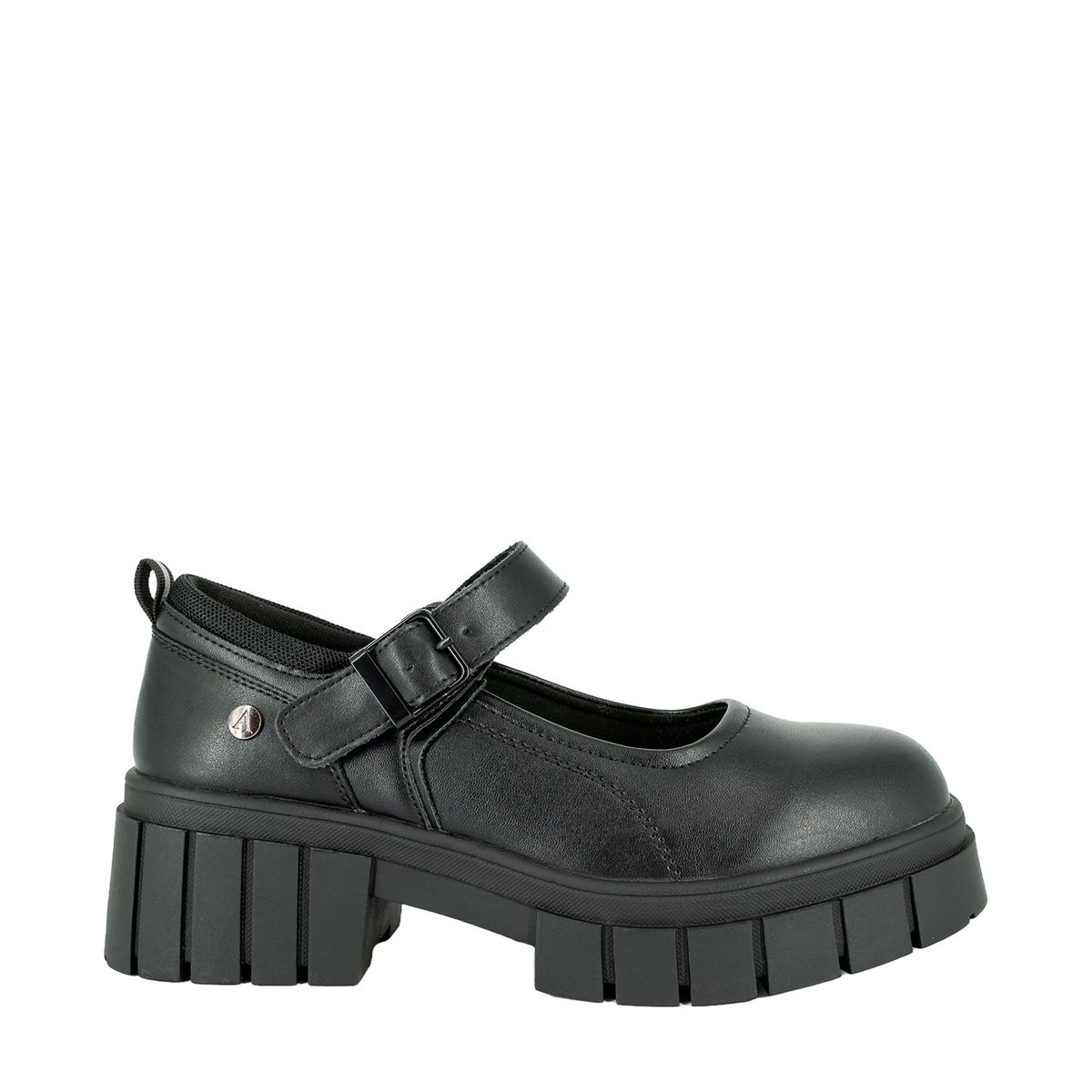 ALQUIMIA - Zapato Escolar Negro Lunaria Alquimia