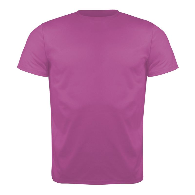 ANDESLAND OUTDOOR APPAREL - Polera Poliéster Manga Corta Otocyon Essential Magenta Unisex