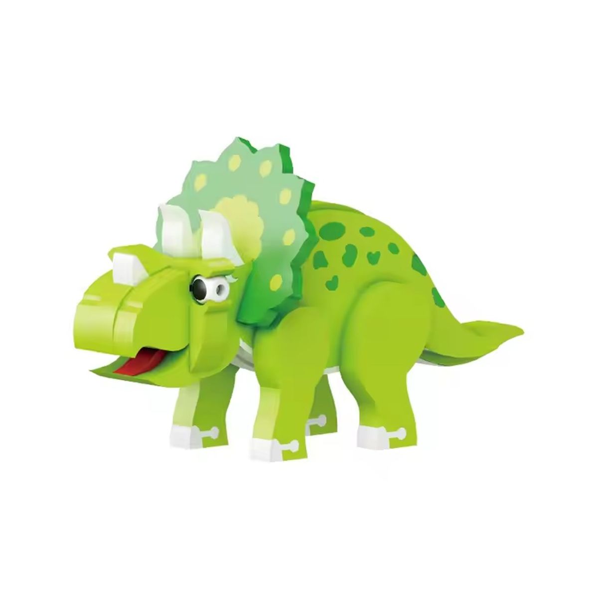 GENERICO - Bloques de Construcción EVA 3D Triceratops 62 Pcs