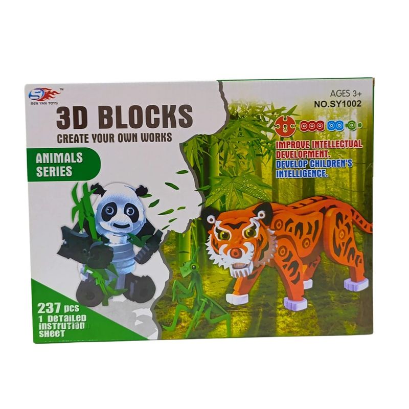 GENERICO - Bloques de Construcción de EVA 3D Set de Animales 237 Pcs