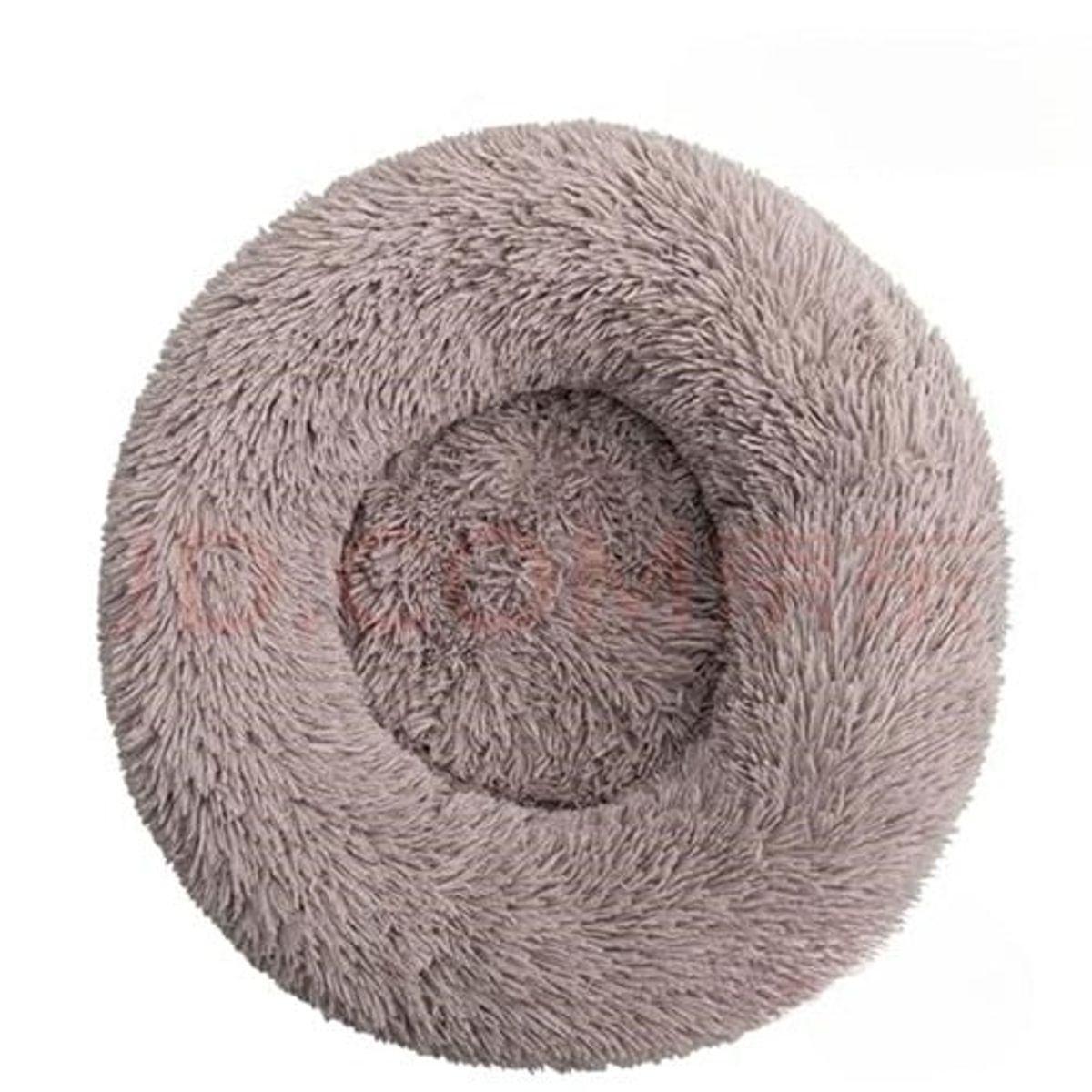 GENERICO - Cama cojin de chiporro redondo para mascotas  60cm BEIGE