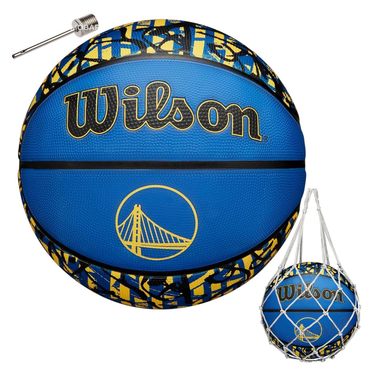 WILSON - Balon Basquetbol Basketball Wilson N°7 Graffiti Warriors Nba