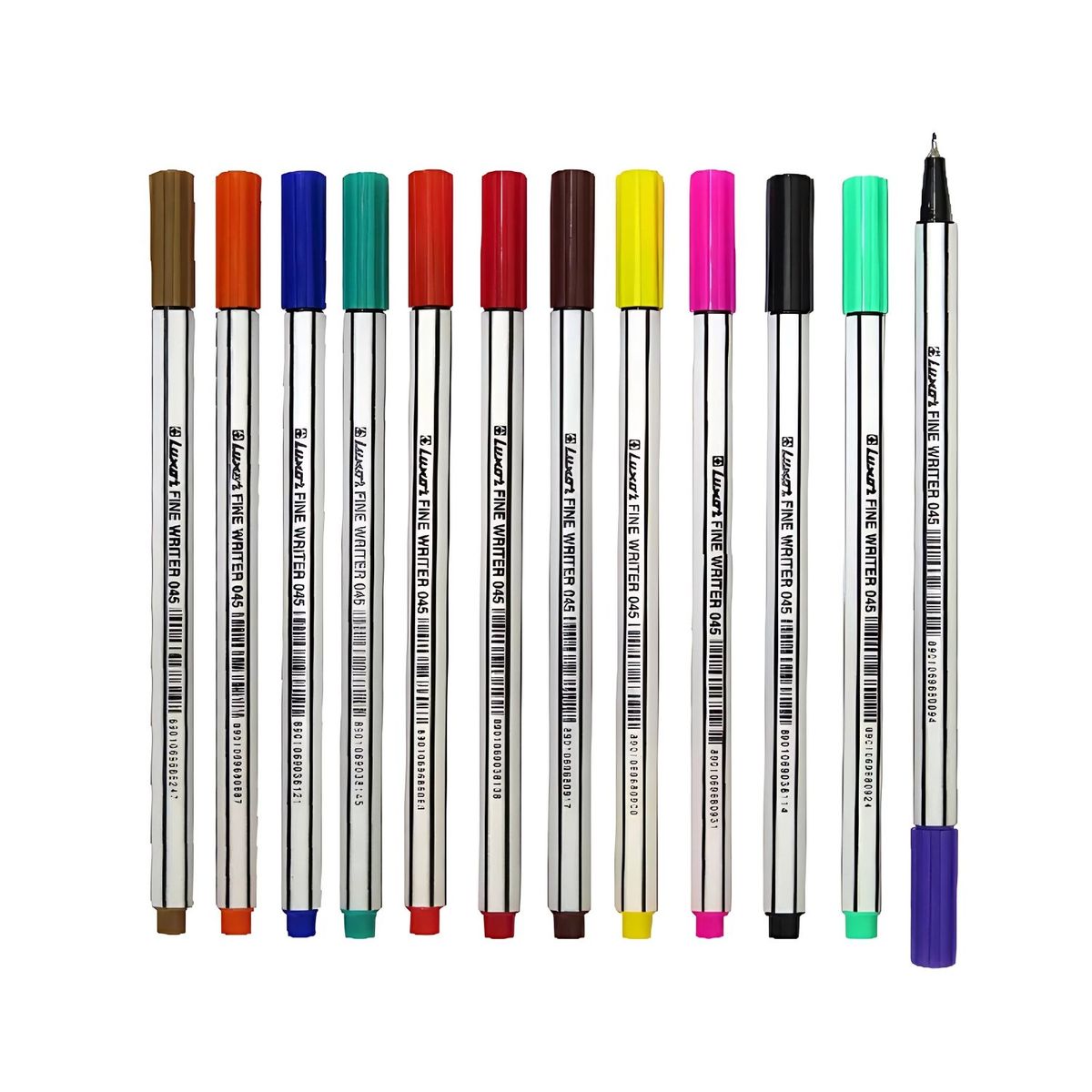 GENERICO - Pack 10 Lápices Tiralíneas Fine-Writer Luxor Colores - SC