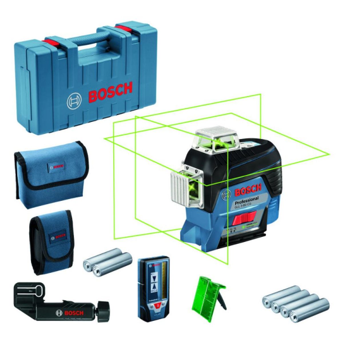 BOSCH - Nivel láser de líneas Bosch GLL 3-80 CG Professional