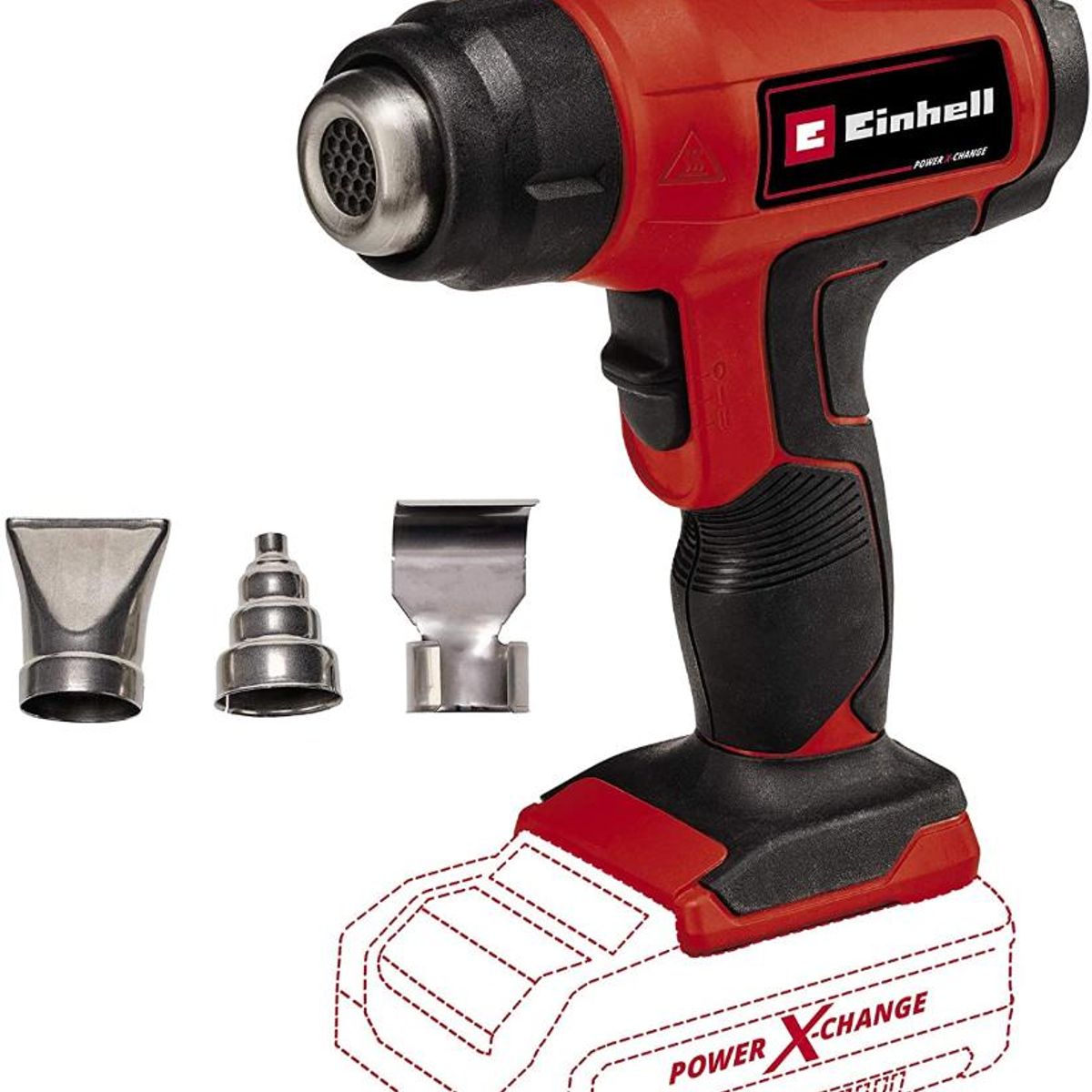 EINHELL - PISTOLA DE CALOR EINHELL TE-HA 18 Li SOLO 18v