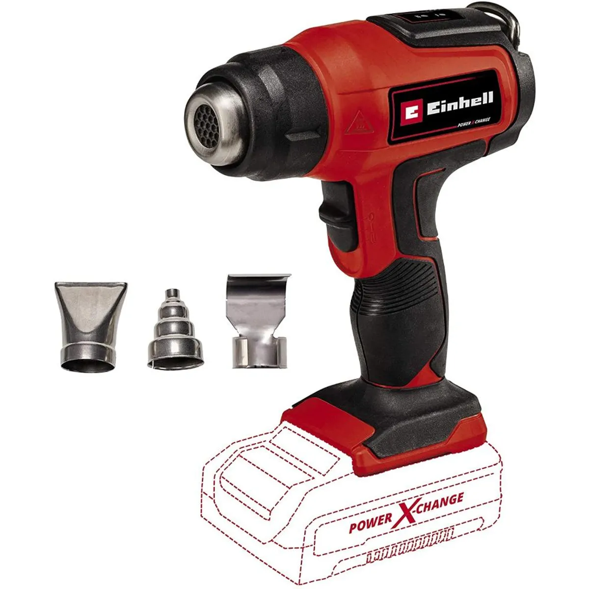 EINHELL - PISTOLA DE CALOR EINHELL TE-HA 18 Li SOLO 18v