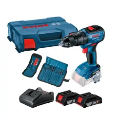 BOSCH - TALADRO 13MM GSB 18V-50+2BAT 20 AH +CARG+MALETA+ACC