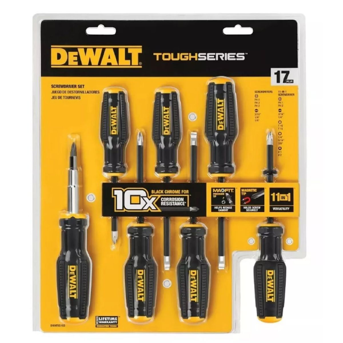 DEWALT - Set De Destornilladores Toughseries 17 Pc Dwht65103
