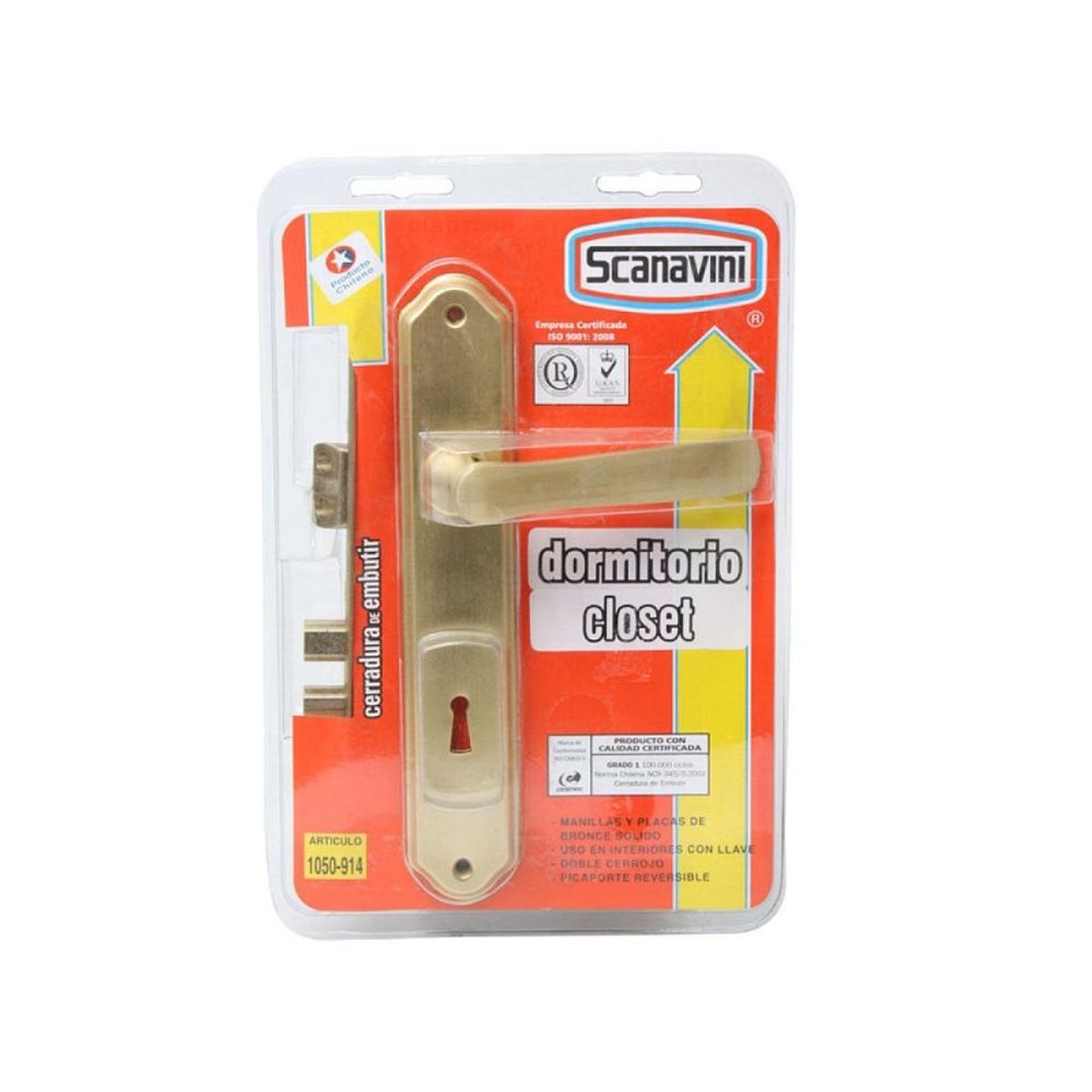 SCANAVINI - CERRADURA SCANAVINI 1050 DORMITORIO