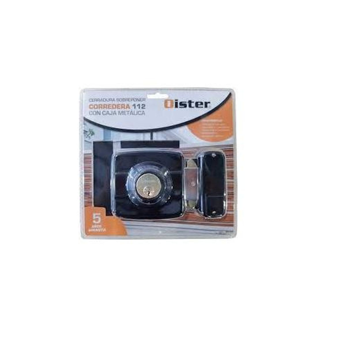 ODIS - CERRADURA SOBREPONER OISTER 112 NE CON CAJA