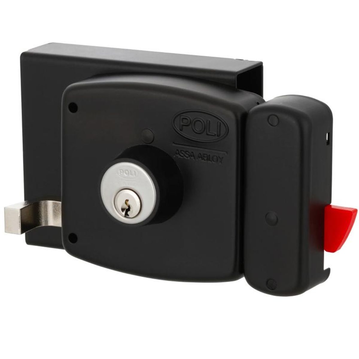 POLI - CERRADURA  SOBREPONER BANDERA REJA CON CAJA BT 199501