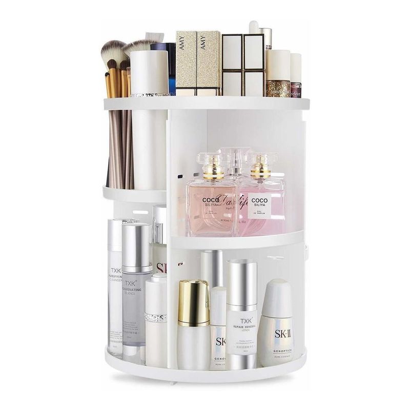 GENERICO - Organizador Giratorio de Maquillaje con Gran Capacidad