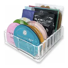 GENERICO - Organizador Acrílico Transparente para Mascarillas Faciales