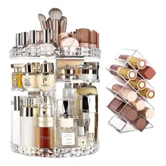 GENERICO - Organizador Giratorio 360° para Maquillaje y Perfumes