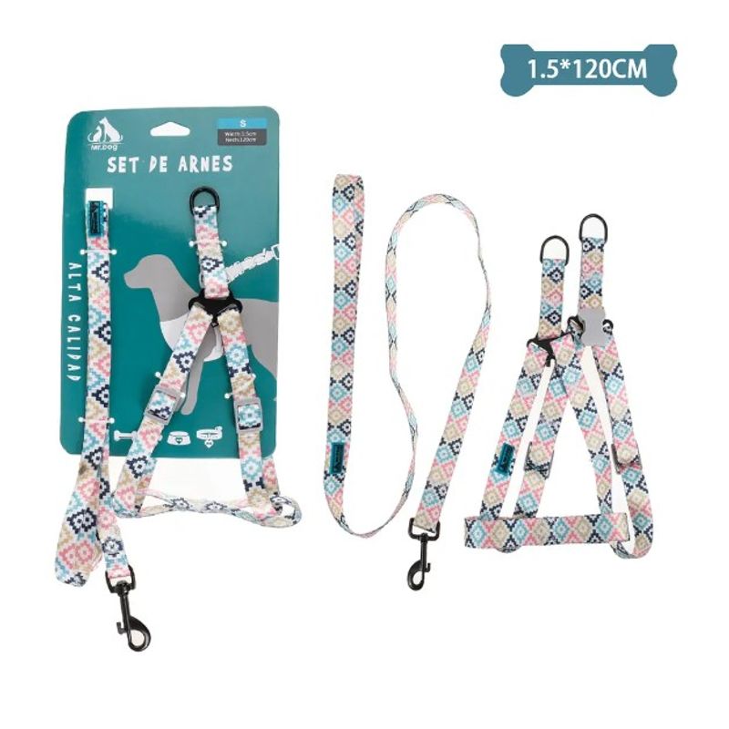 GENERICO - Set De Arnés Y Correa 15Cm120Cm