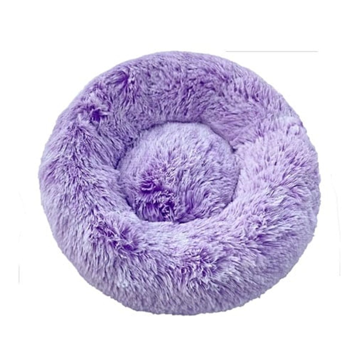 GENERICO - Cama cojin de chiporro redondo para mascotas  60cm MORADO