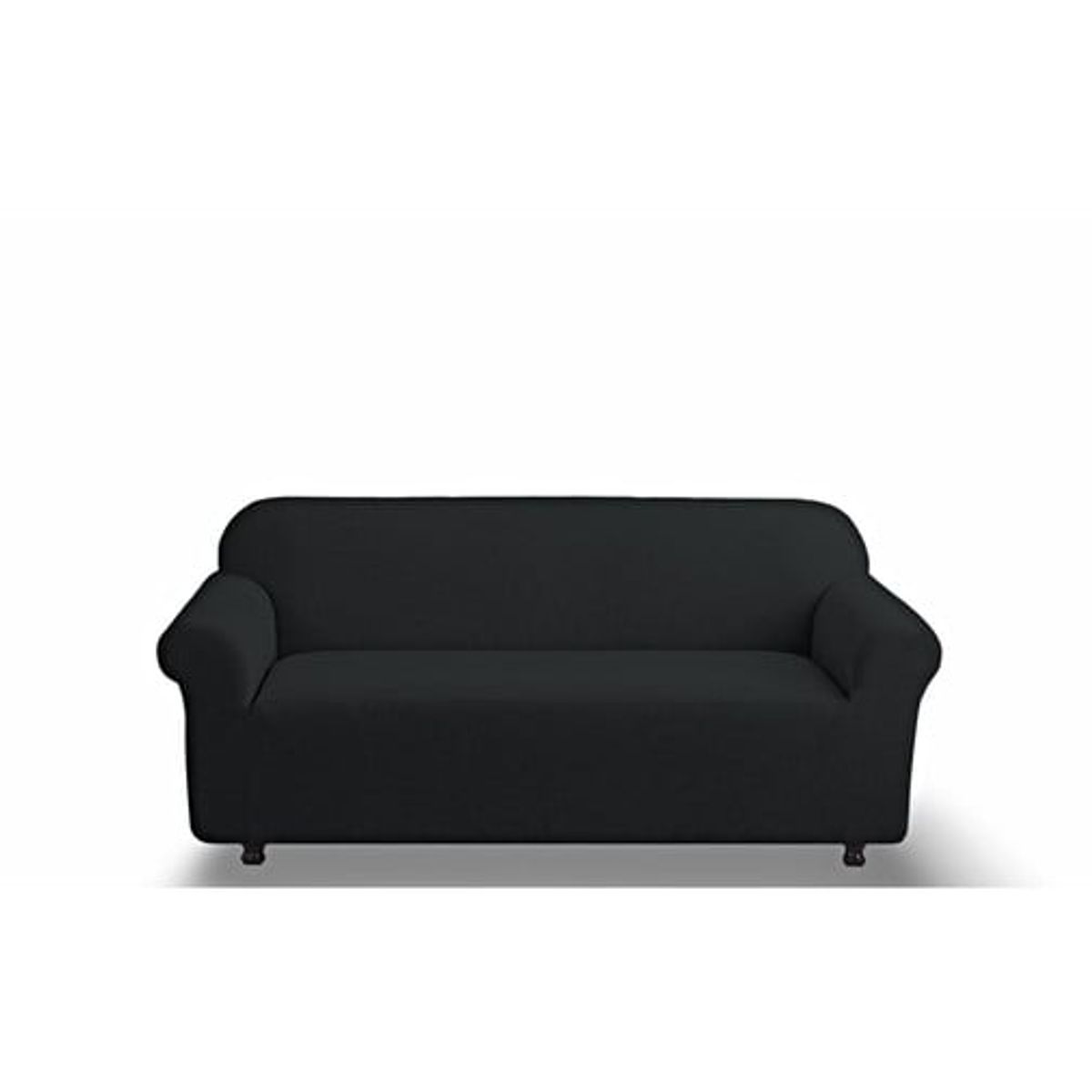 GENERICO - FUNDA PARA SOFA CUADRILLE DE 3 CUERPO NEGRO