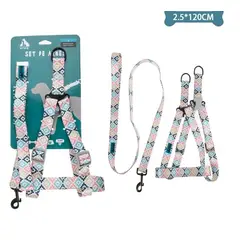 GENERICO - Set De Arnés Y Correa 25Cm120Cm