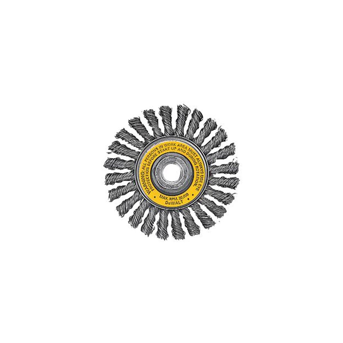 DEWALT - Cepillo de rueda trenzada 4” DEWALT DW4930CM