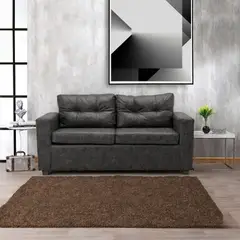 MUEBLES MPR - Sofá Maverick PU Negro