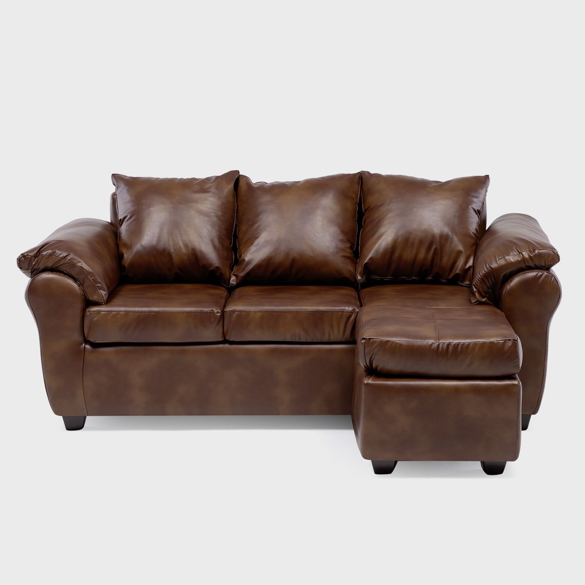 MUEBLES MPR - Sofá Ezeiza + 1 Pouf Pu