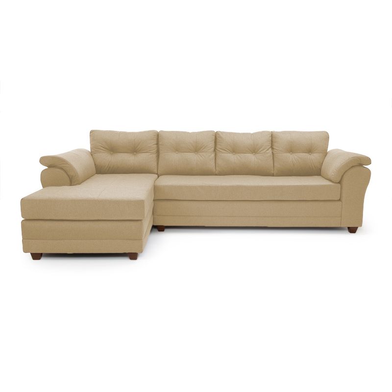 MUEBLES MPR - Seccional Journey Tela Beige - Izquierdo