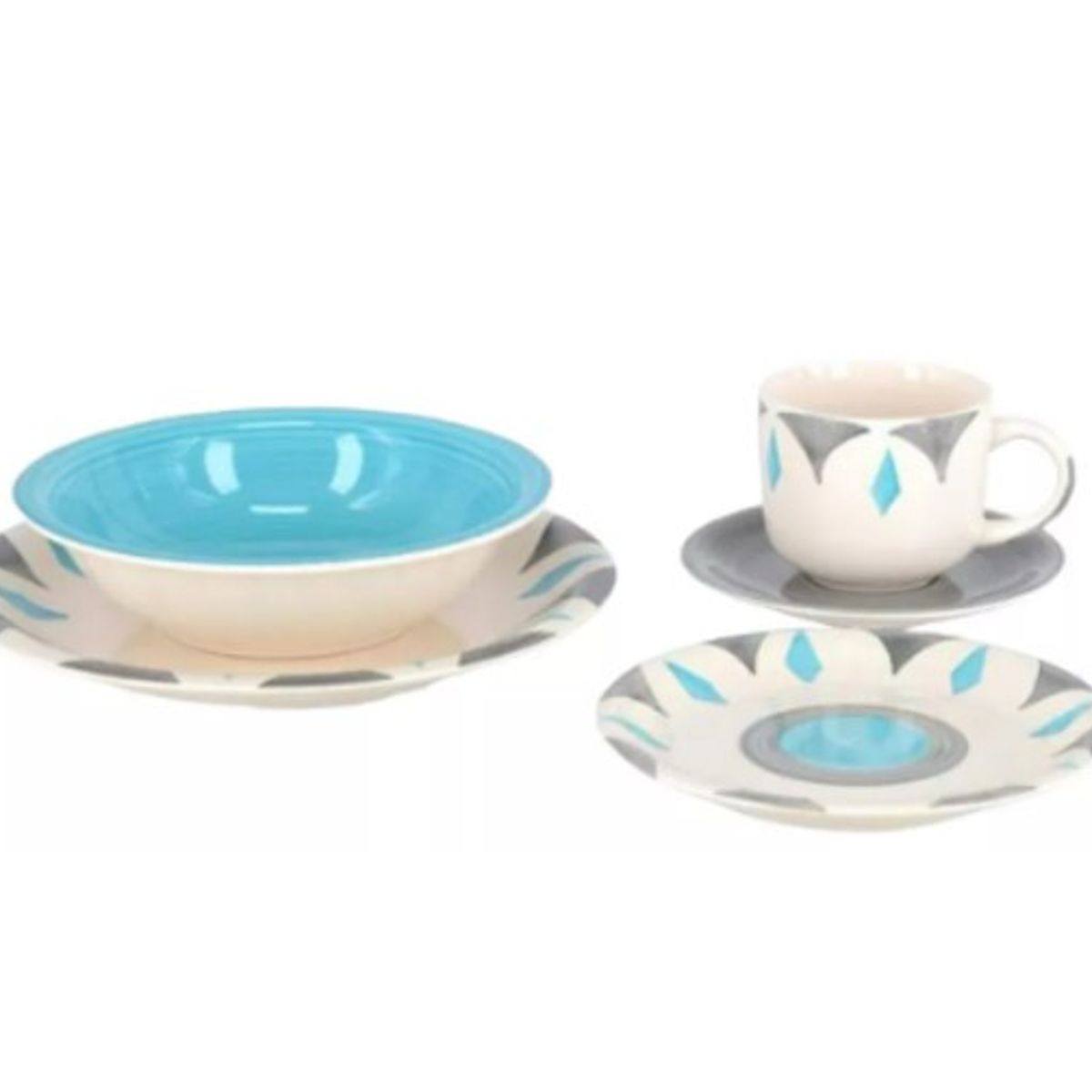 HALLEN - Juego de vajilla 30 piezas Marianne