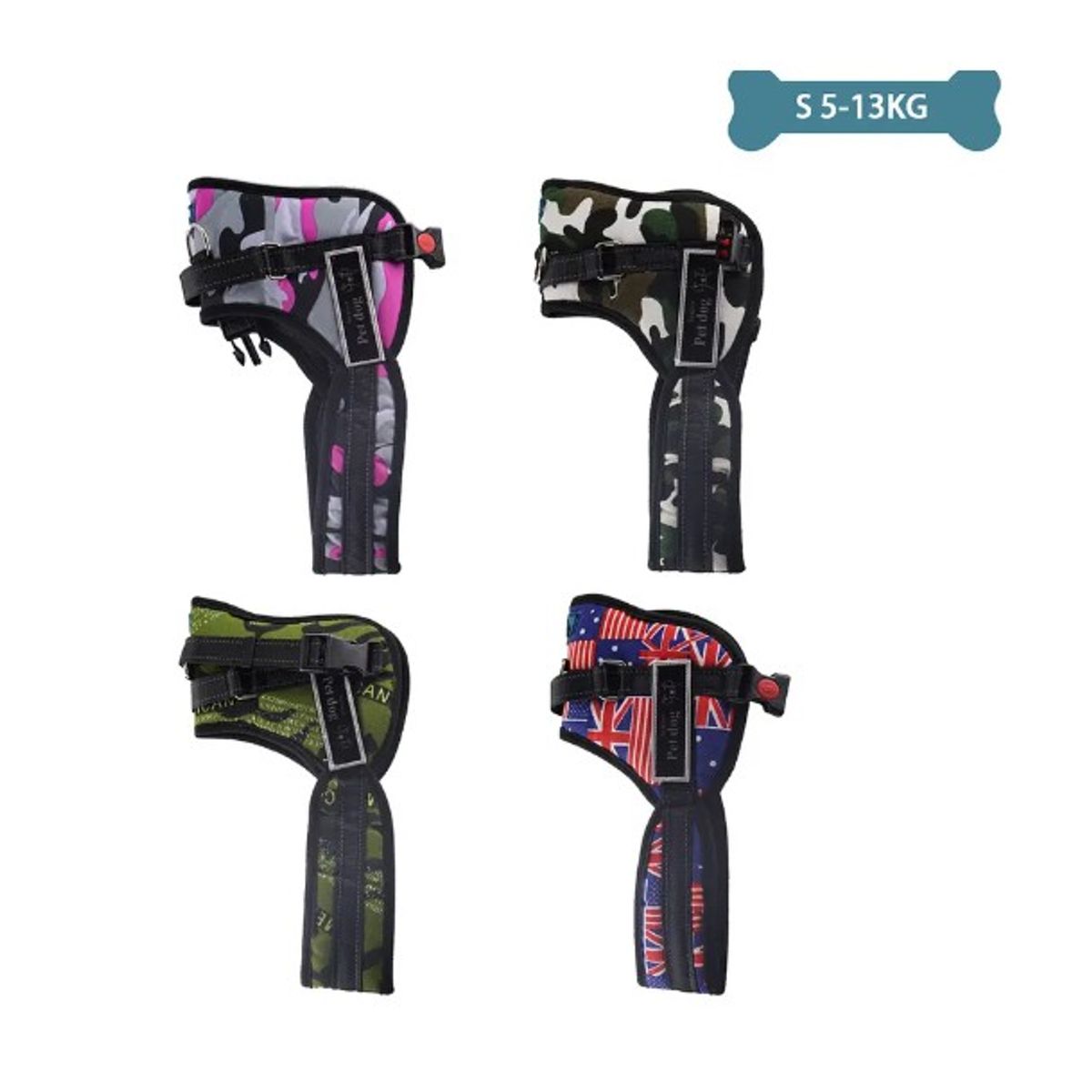 GENERICO - Arnés Camuflaje K8 Talla S 5-13Kg Color Aleatorio