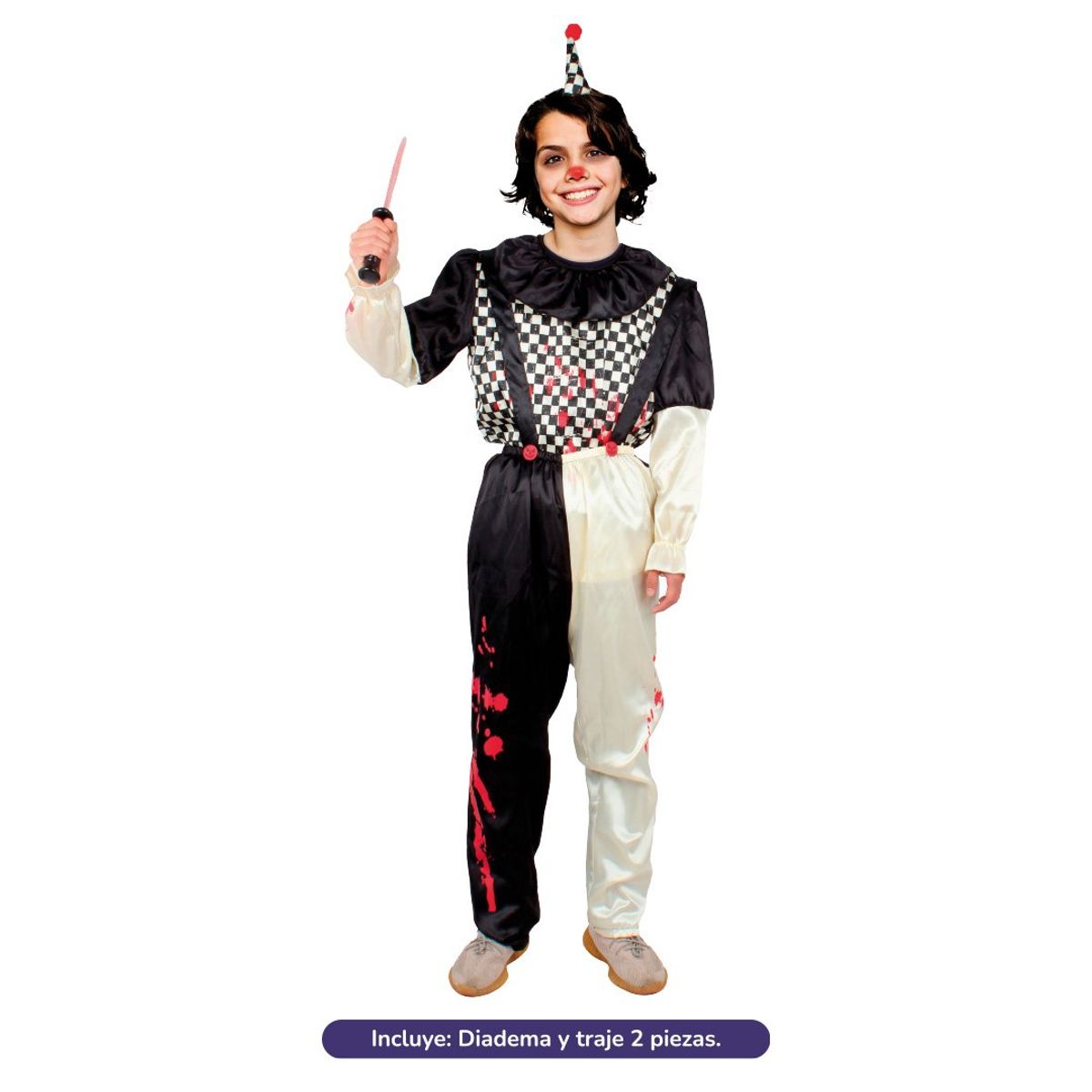 GENERICO - TRAJE PAYASO TERRIFIER 10-12