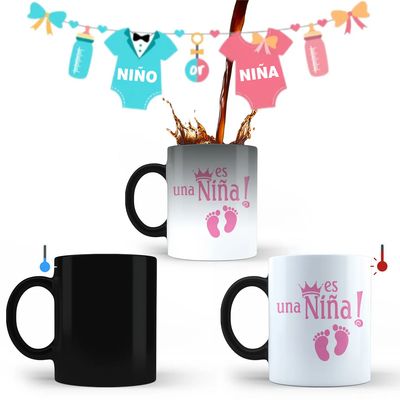 Imagen 2 del producto Tazón Mágico de Revelación de Genero Niña