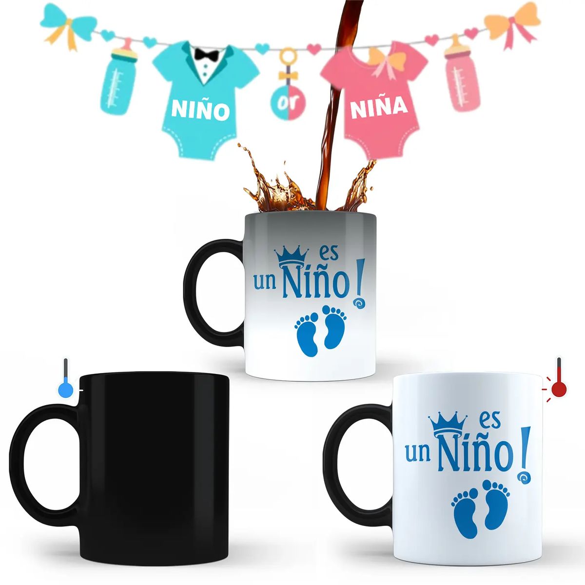 SM - Tazón Mágico de Revelación de Genero Niño