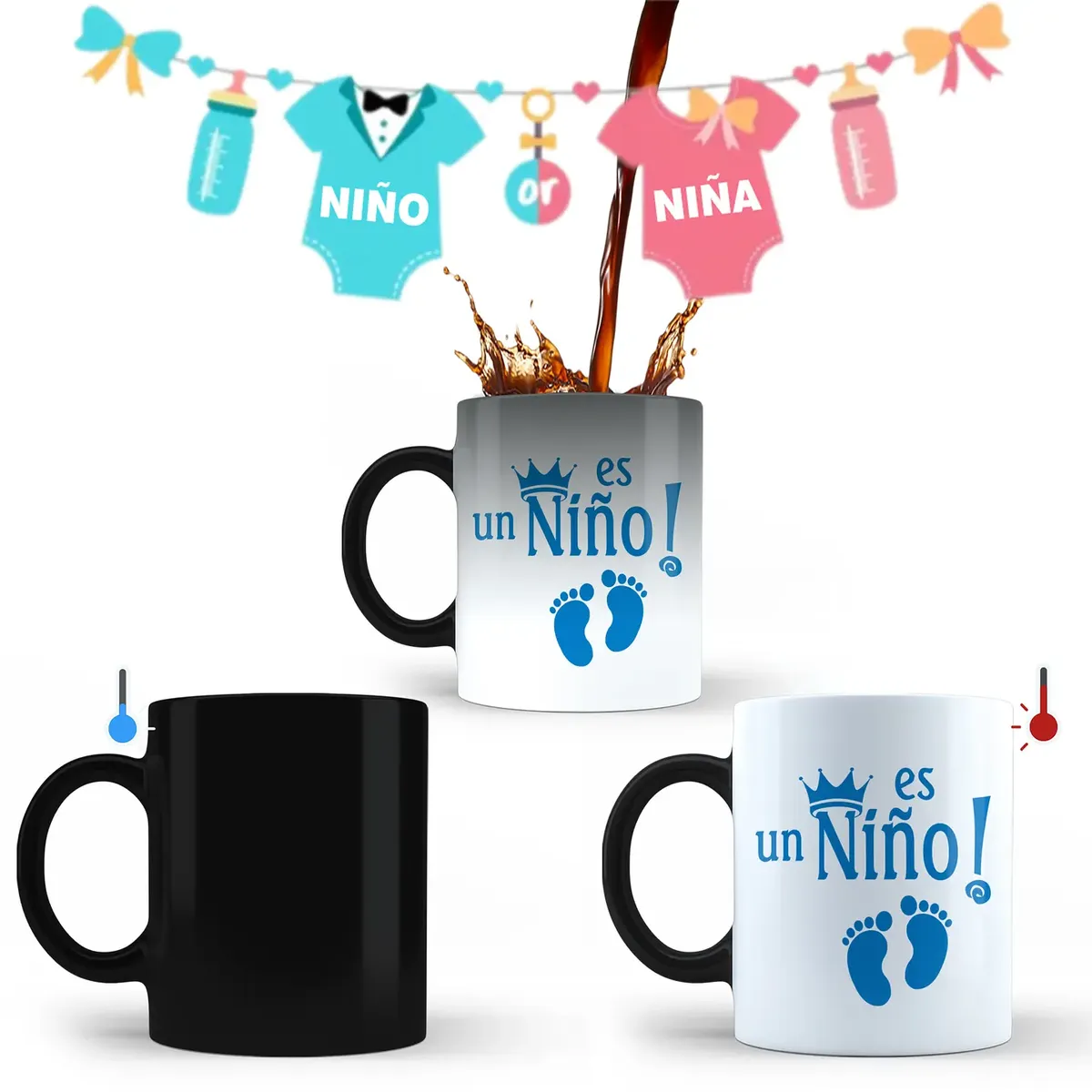 SM - Tazón Mágico de Revelación de Genero Niño