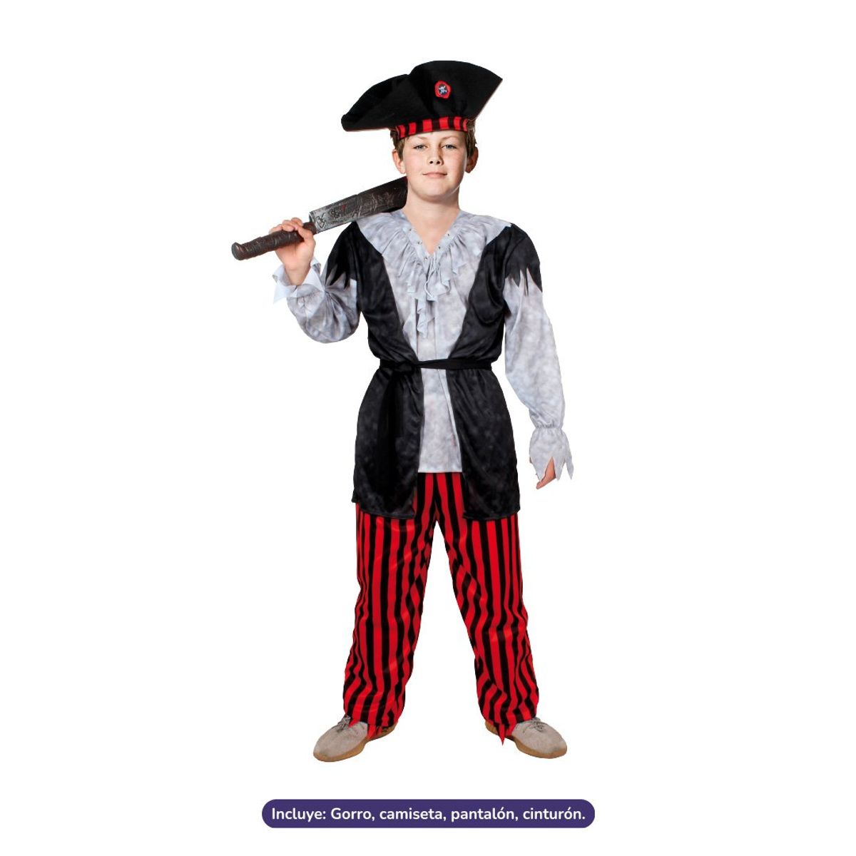 GENERICO - TRAJE PIRATA ZOMIBE 10-12