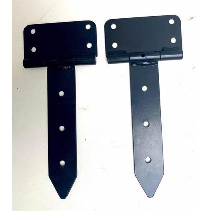 GENERICO - Bisagras En T de 7 Pulgadas para Puertas y Ventanas Negras
